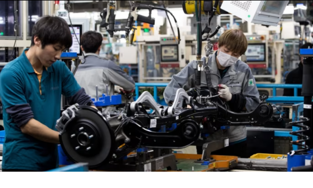 sản xuất linh kiện ô tô hàn quốc